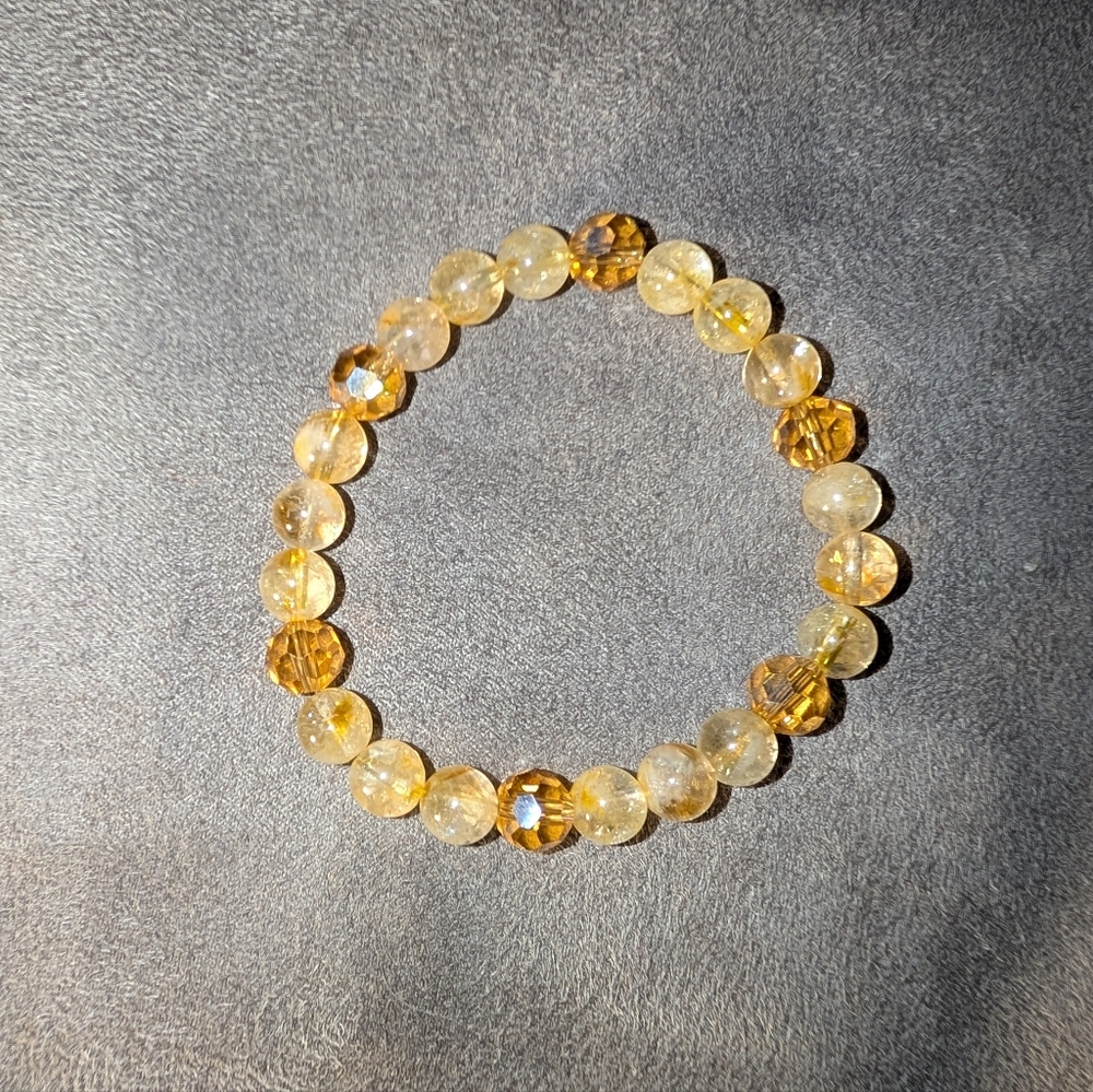 Citrine Beaded Bracelet - Picture 2 of 8